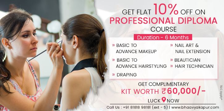Hair Styling and Makeup Courses | Makeup Academy in Lucknow